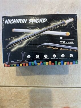Nichirin Sword Building Set - Black & Gold Toy Katana